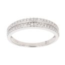 18ct White Gold Fancy 0.25ct Diamond Ring
