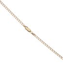 9ct Yellow Gold Square Curb Chain 22"