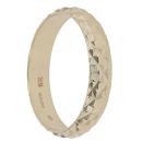 9ct Yellow Gold Patterned 3mm Wedding Band
