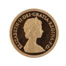 1980 Elizabeth II Decimal Portrait UK Half Sovereign Coin