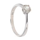 9ct White Gold 0.25ct Diamond Solitaire Ring