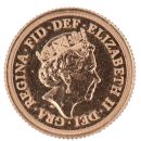 2022 Elizabeth II Fifth Portrait UK Quarter Sovereign Coin