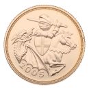2005 Elizabeth II Fourth Portrait UK Full Sovereign Coin