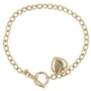 9ct Yellow Gold Belcher T-Bar Bracelet 7"