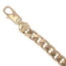9ct Yellow Gold Curb Bracelet 8"
