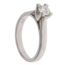 Platinum 0.35ct Brilliant Cut Diamond Solitaire Ring