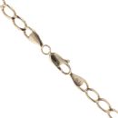 9ct Yellow Gold Curb Chain 22"