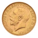 1928 George V Large Head South Africa Full Sovereign Coin
