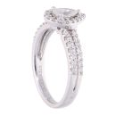 18ct White Gold 0.65ct Diamond Solitaire Ring