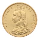 1887 Victoria Jubilee Head UK Half Sovereign Coin
