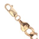 9ct Yellow Gold Curb Bracelet 8"
