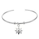 Silver Children's Star Torque Bangle By Icesia