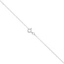 Silver St Christopher Silhouette Pendant and Chain 20" By Icesia