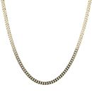 9ct Yellow Gold Curb Chain 18"