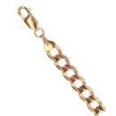 9ct Yellow Gold Curb Bracelet 8.5"