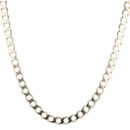9ct Yellow Gold Curb Chain 22"