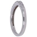 Platinum 0.31ct Brilliant Cut Diamond Wishbone Ring