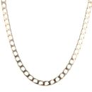 9ct Yellow Gold Square Curb Chain 20"