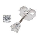 9ct White Gold 0.25ct Diamond Stud Earrings
