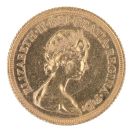 1976 Elizabeth II Decimal Portrait UK Full Sovereign Coin
