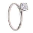 18ct White Gold 0.53ct Brilliant Cut Diamond Solitaire Ring