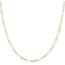 9ct Yellow Gold Figaro Chain 18"