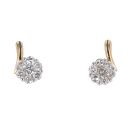 9ct Yellow Gold 0.40cts Diamond Stud Earrings by Anya Belle