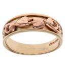 9ct Yellow and Rose Gold Clogau Tree Of Life Ring