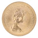1974 Elizabeth II Decimal Portrait UK Full Sovereign Coin