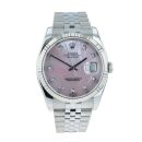 Rolex Custom Datejust Pre Owned Watch Ref 116234