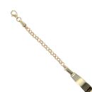 14ct Yellow Gold Belcher 5.5" ID Bracelet