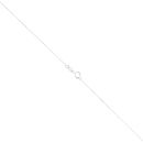 9ct White Gold 1.00ct Diamond Pendant And Chain 18"