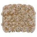 9ct Yellow Gold Five Row Keeper Ring
