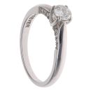 18ct White Gold 0.50ct Brilliant Cut Diamond Solitaire Forever Ring