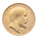 1910 Edward VII Large Head UK Full Sovereign Coin