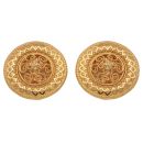 22ct Yellow Gold Aiyana Filigree Stud Earrings