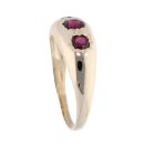 9ct Yellow Gold Garnet Signet Ring