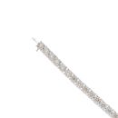 9ct White Gold 7.00ct Diamond Tennis Bracelet 7"