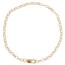 9ct Yellow Gold Belcher Bracelet 8"