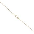 14ct Yellow Gold Cubic Zirconia/Pink Heart 18" Stone Set Pendant And Chain