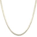 18ct Yellow Gold Curb Chain 22"
