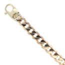 9ct Yellow Gold Curb Bracelet 9.5"
