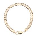 9ct Yellow Gold Curb Bracelet 7.5"