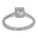 Platinum 0.70ct Round Brilliant Cut Diamond Solitaire Ring