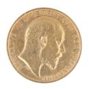1902 Edward VII Large Head UK Half Sovereign Coin