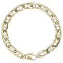 9ct Yellow Gold Anchor Plain Bracelet 7.5"