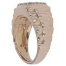 9ct Yellow Gold 0.50ct Brilliant Cut Diamond Signet Ring