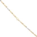 14ct Yellow and White Gold Fancy Chain 24"