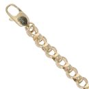 9ct Yellow Gold Belcher Bracelet 7.5"