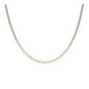 9ct Yellow Gold Curb Chain 18"